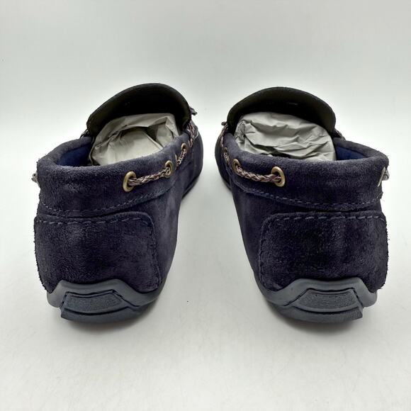 Barbour Mens Jenson Loafers US 8 EU 41 Navy Blue Suede NIB - Picture 10 of 13